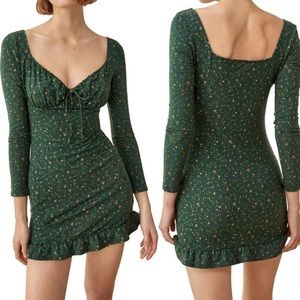 REFORMATION || NWT Angeline Dress in green sz S